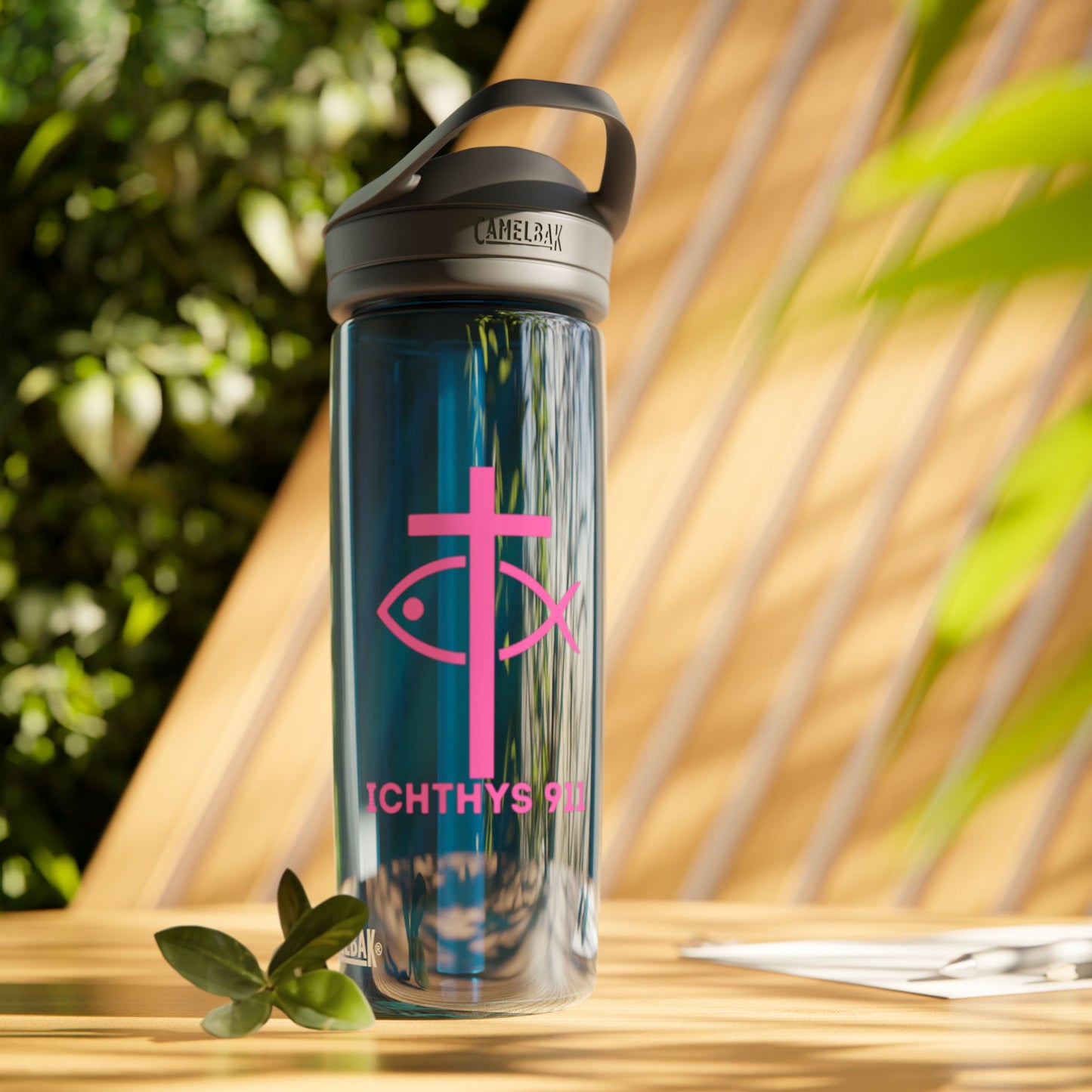 Inspirational ICHTHYS 911 CamelBak Eddy® Water Bottle - 20oz/25oz
