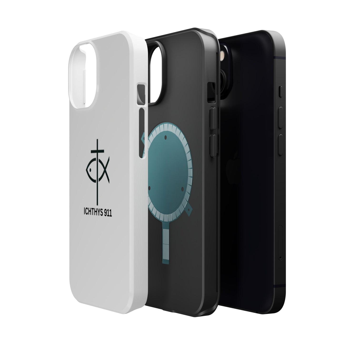 Stylish Magnetic Tough Case with Ichthys Design - Durable & Protective Phone Accessory