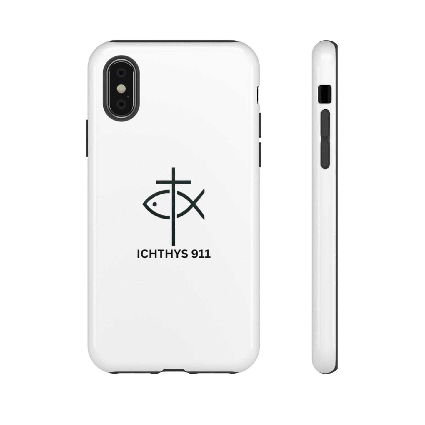 Christian Faith iPhone Case - ICHTHYS 911 Tough Phone Case