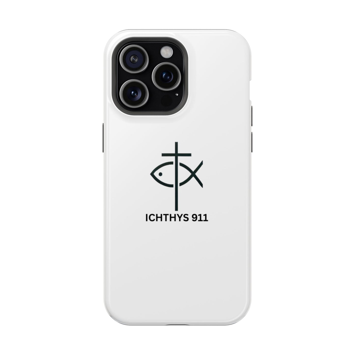 Stylish Magnetic Tough Case with Ichthys Design - Durable & Protective Phone Accessory