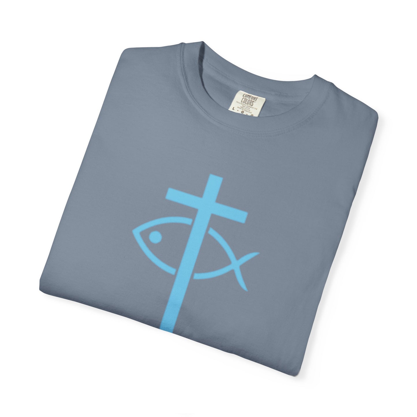 Copy of 13th Disciple - Blue Font - Unisex Garment Dyed T-Shirt - 100% US Cotton - Men T-Shirt - Christian Women Tee - Faith-Inspired Shirt - Christian Fashion - Wear Your Faith - Additional Colors Added