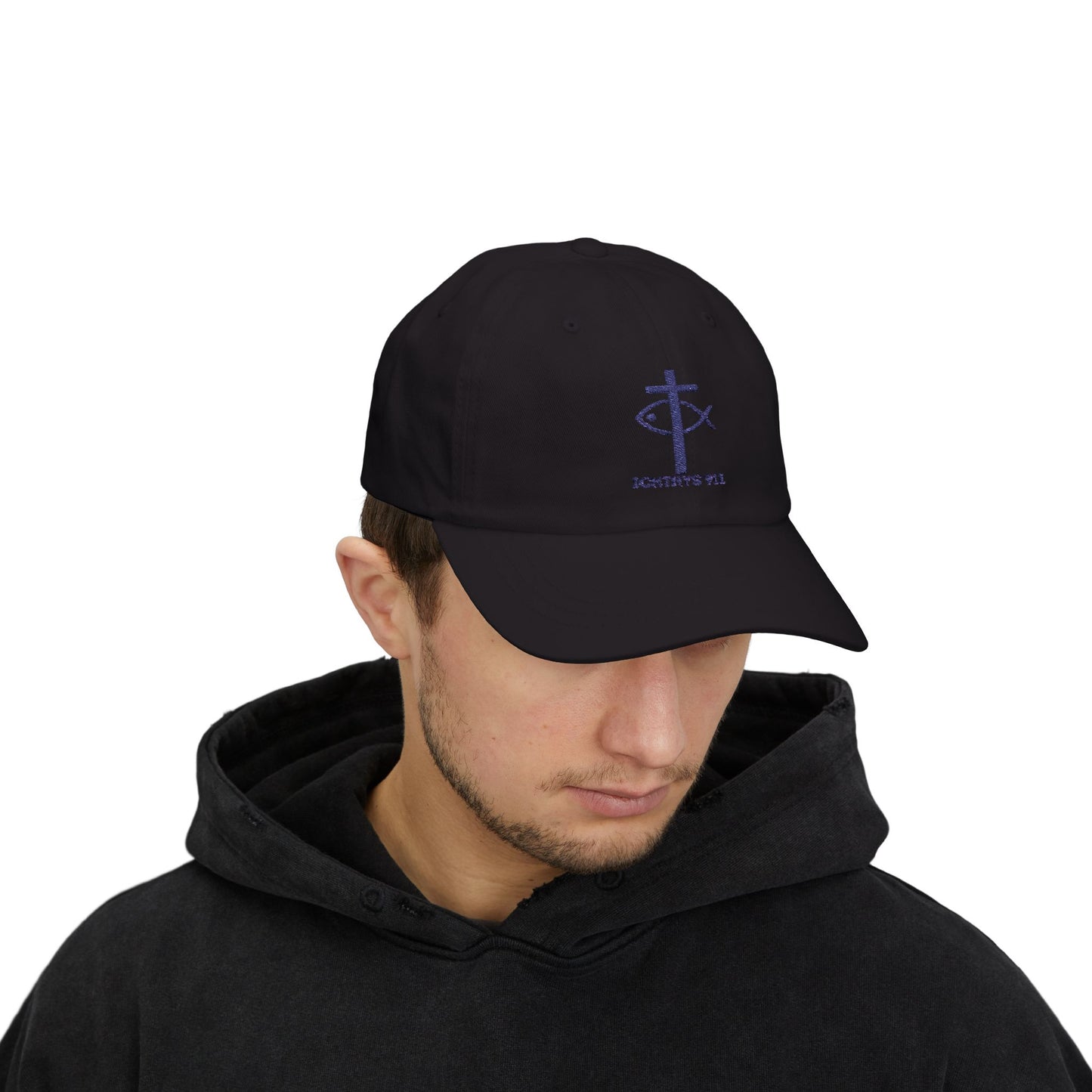 ICHTHYS 911 Classic Dad Cap - Faith-Inspired Adjustable Hat - Soft Hat - Adjustable Strap - Wear Your Faith - Unisex