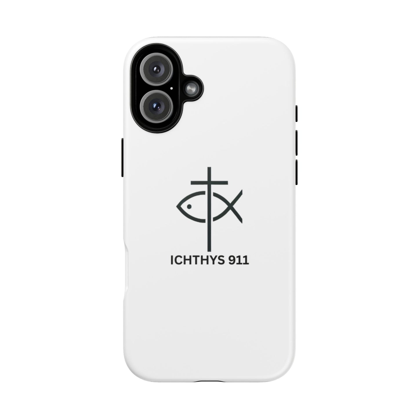 Christian Faith iPhone Case - ICHTHYS 911 Tough Phone Case