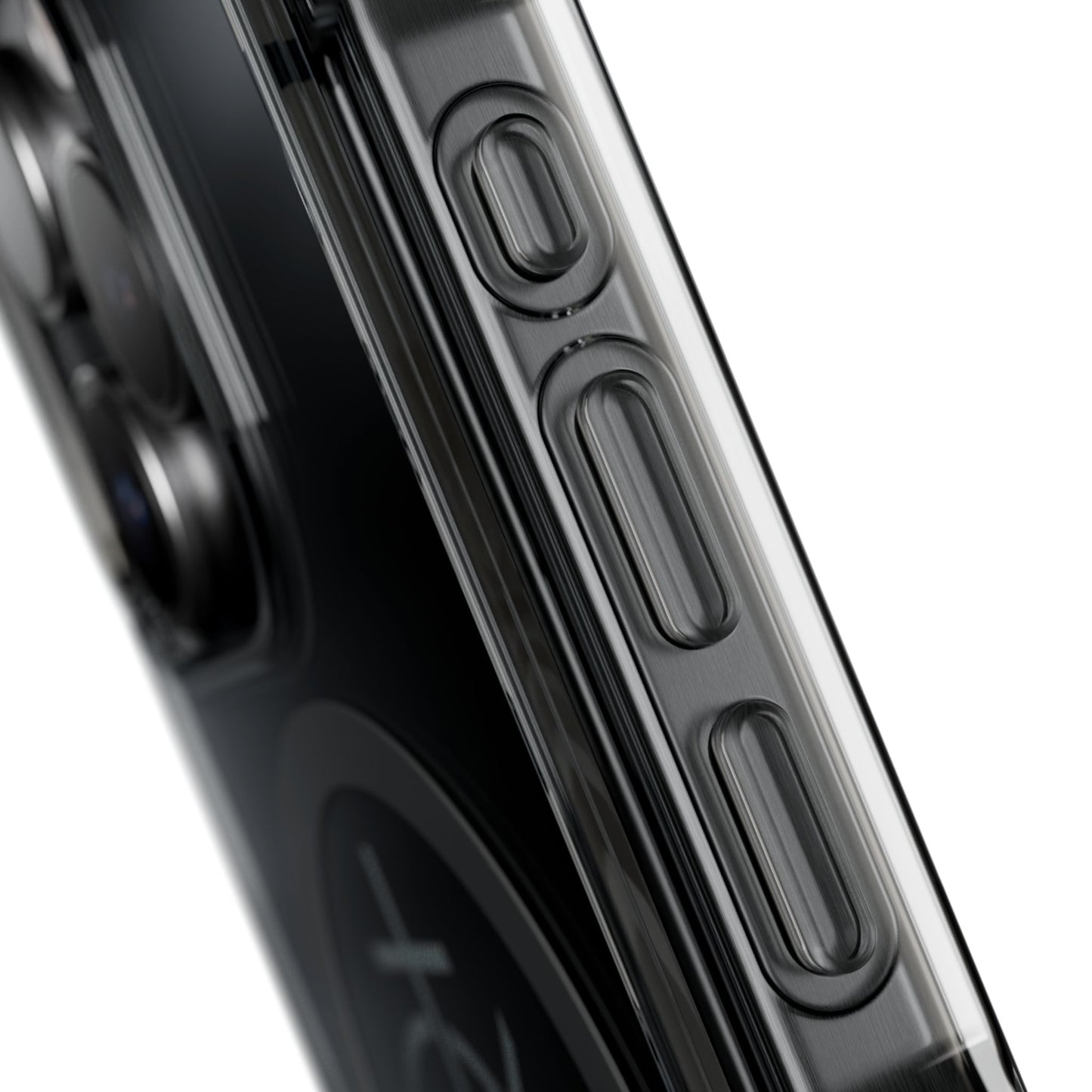 Magnetic Clear Case with Faith Symbol - Durable iPhone Protection