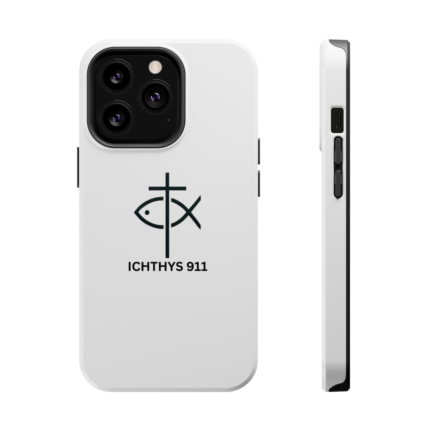 Stylish Magnetic Tough Case with Ichthys Design - Durable & Protective Phone Accessory