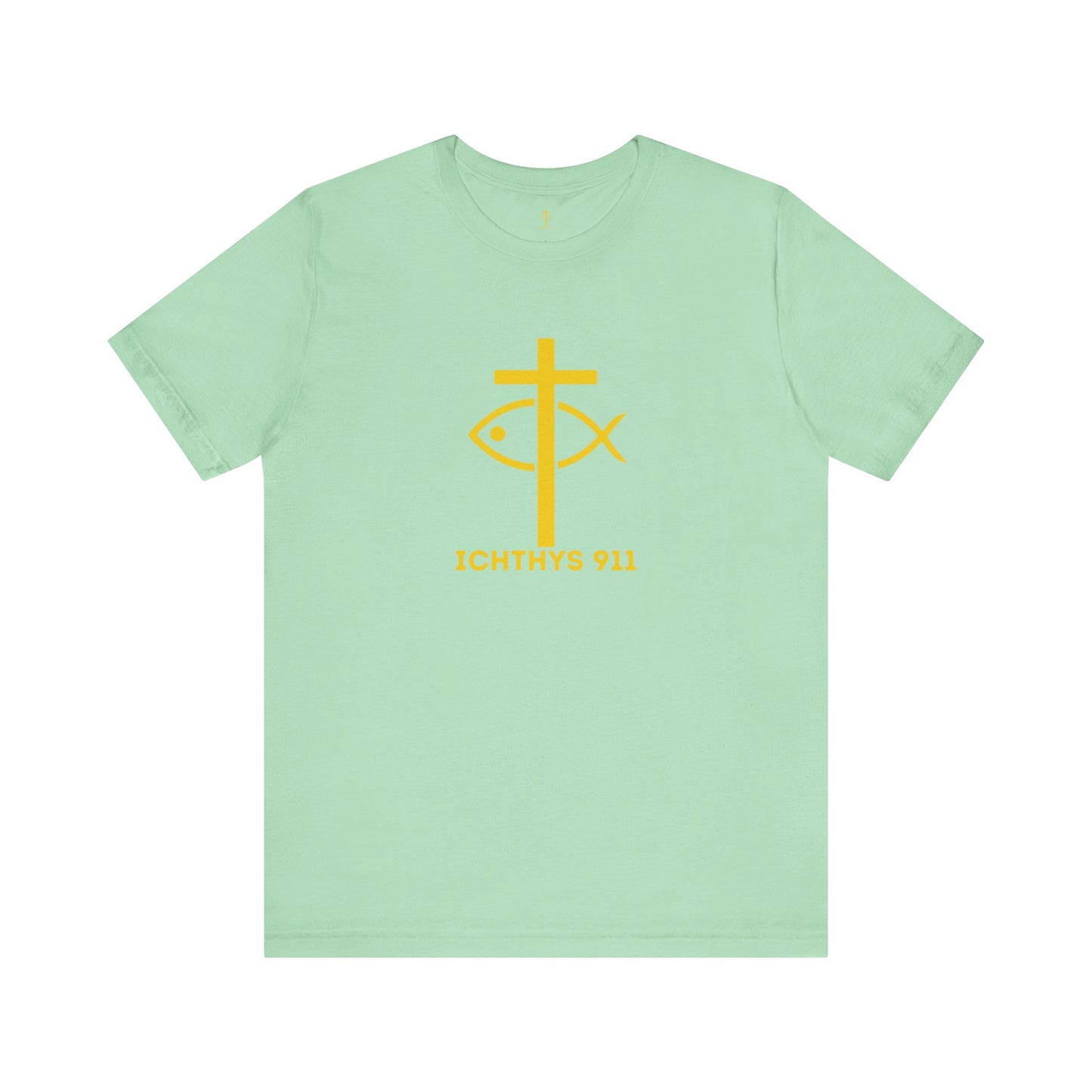 "Roll With God" - Unisex T- Shirt - Lightweight 100% Cotton - Summer T - Arm Form Fitting - Men T- Shirt - Women T-Shirt - Christian T-Shirt - Love Like Jesus - ICHTHYS 911 Design