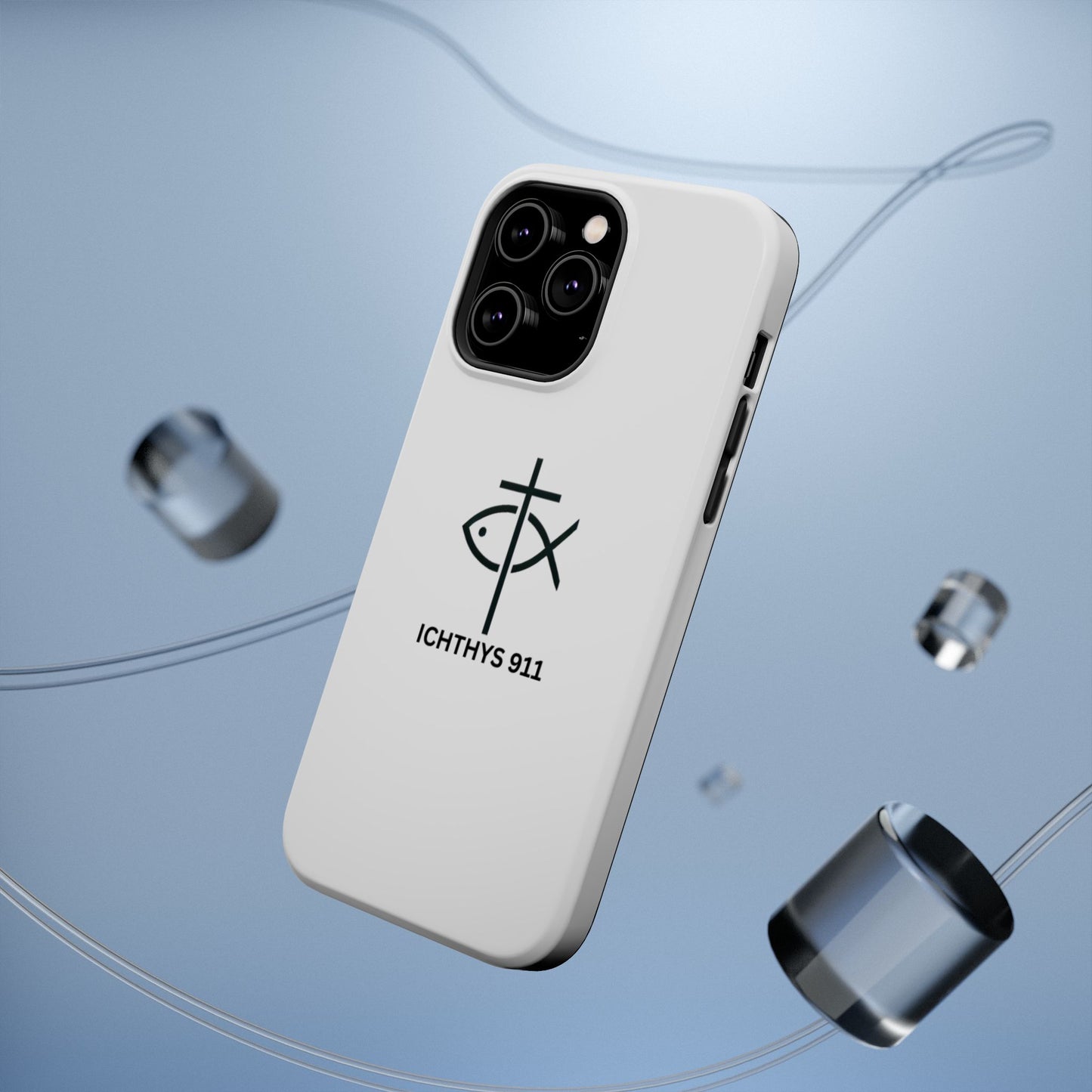 Stylish Magnetic Tough Case with Ichthys Design - Durable & Protective Phone Accessory