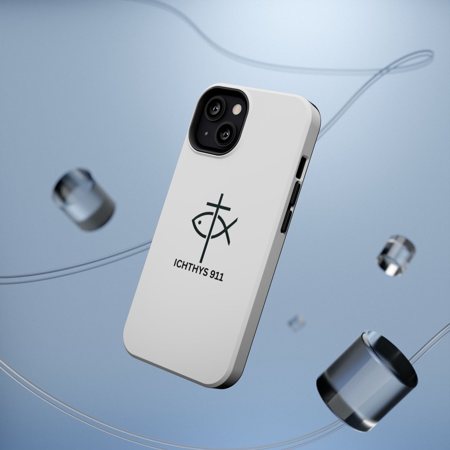 Stylish Magnetic Tough Case with Ichthys Design - Durable & Protective Phone Accessory