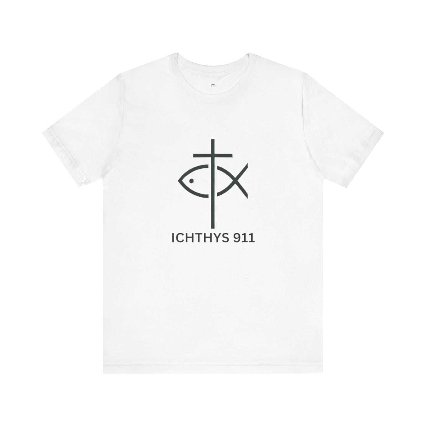 ICHTHYS 911 - Lightweight fabric - Unisex - 100% Airlume combed and ring-spun cotton - Light weight T-Shirt - Faith & Strength