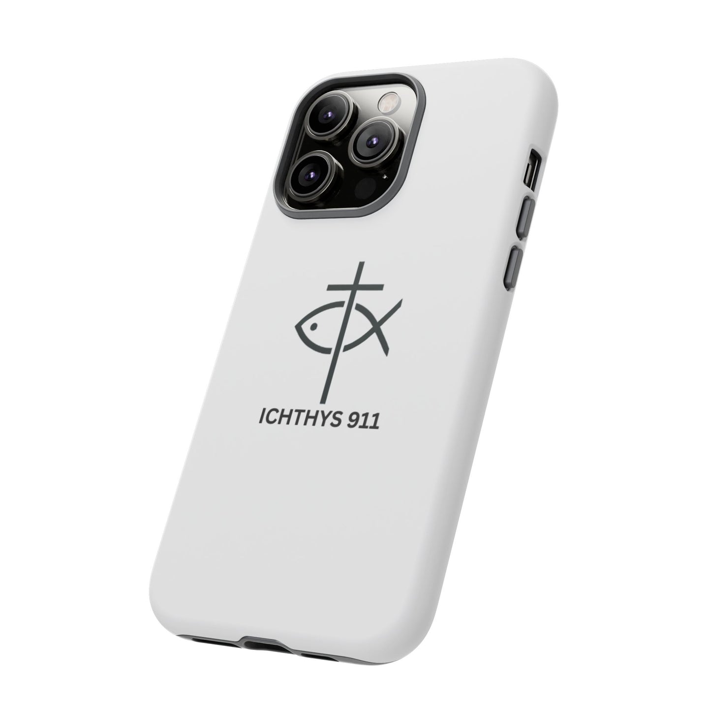 Christian Faith iPhone Case - ICHTHYS 911 Tough Phone Case