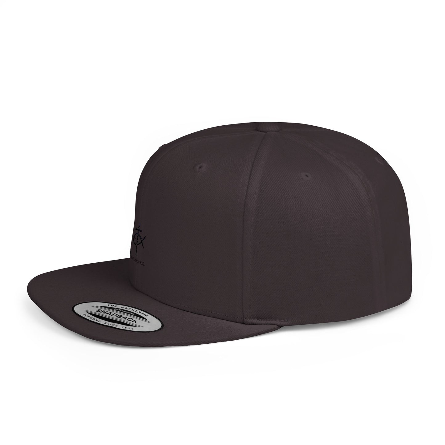 Stylish Ichthys 911 Flat Bill Snapback Cap - Perfect for Casual Wear and Faith-Based Events