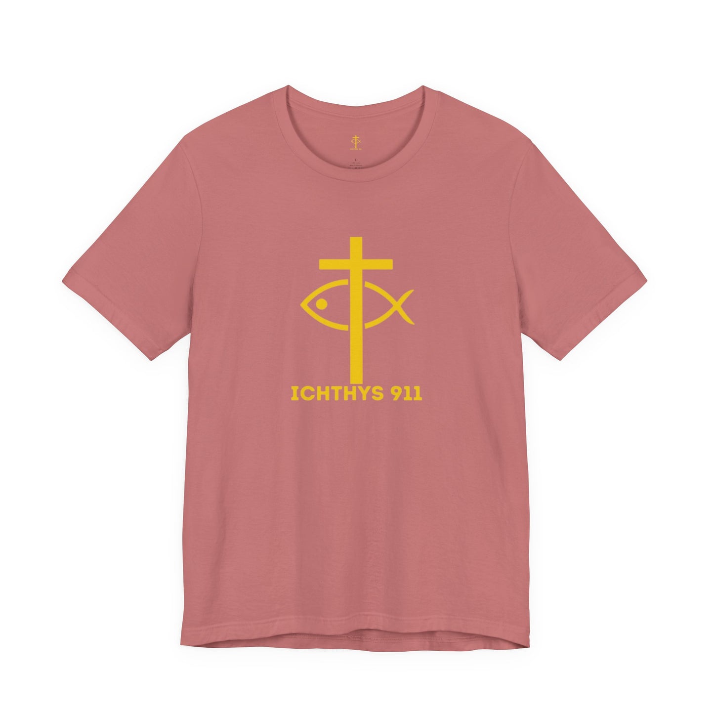 "Roll With God" - Unisex T- Shirt - Lightweight 100% Cotton - Summer T - Arm Form Fitting - Men T- Shirt - Women T-Shirt - Christian T-Shirt - Love Like Jesus - ICHTHYS 911 Design