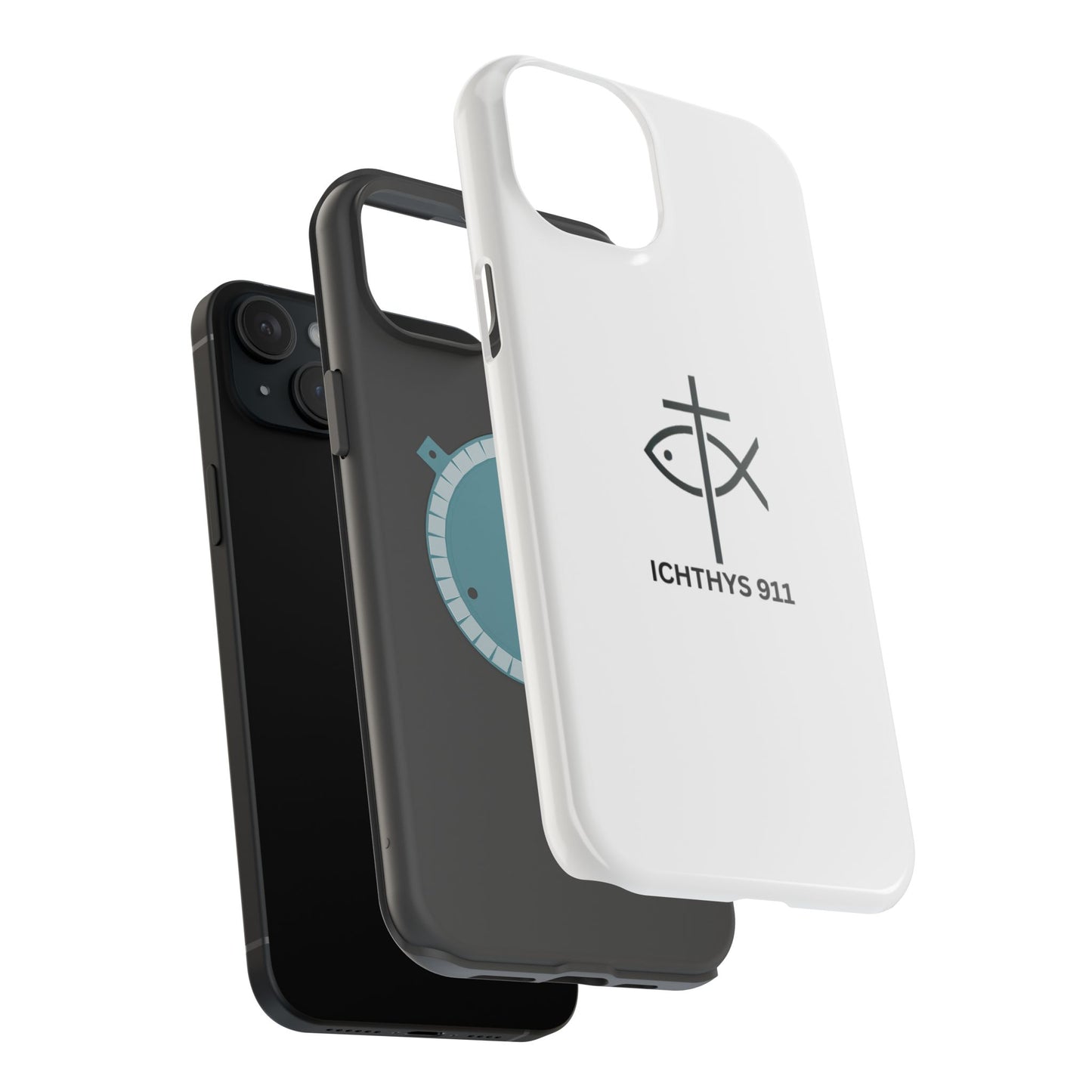 Stylish Magnetic Tough Case with Ichthys Design - Durable & Protective Phone Accessory