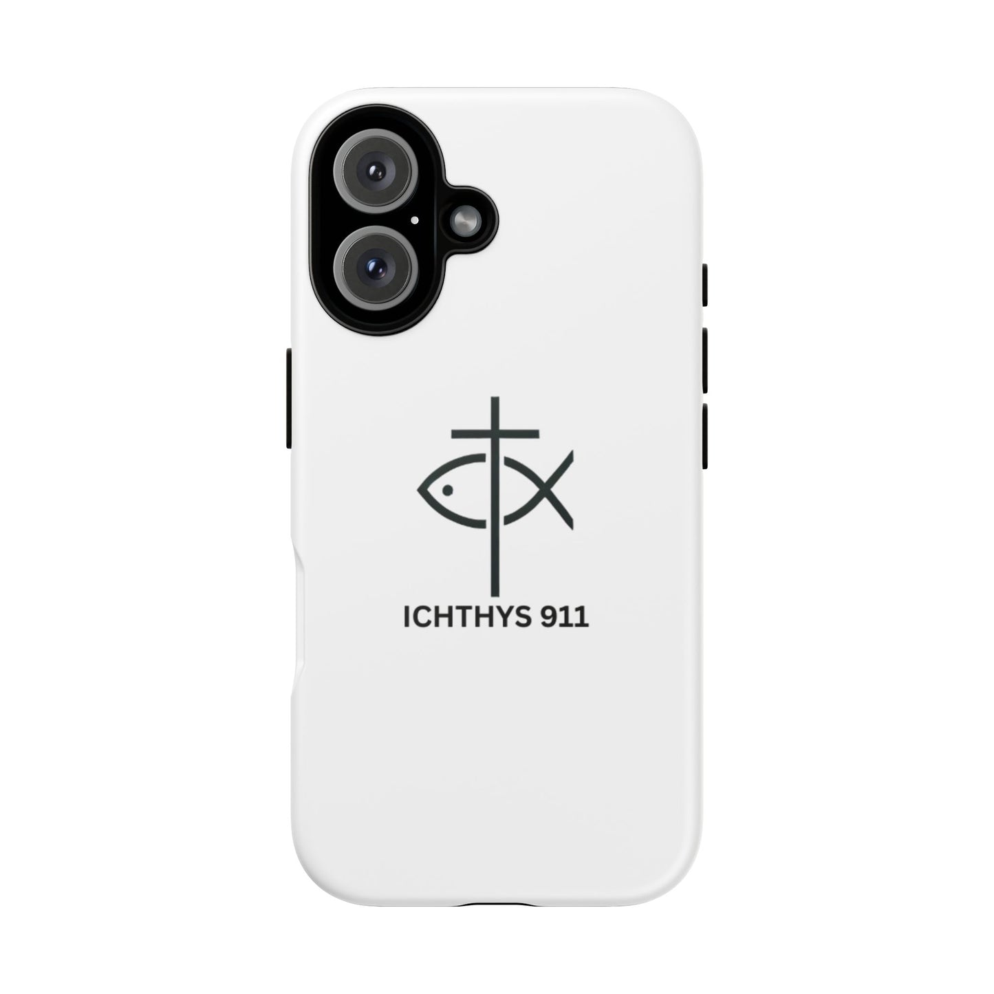 Christian Faith iPhone Case - ICHTHYS 911 Tough Phone Case