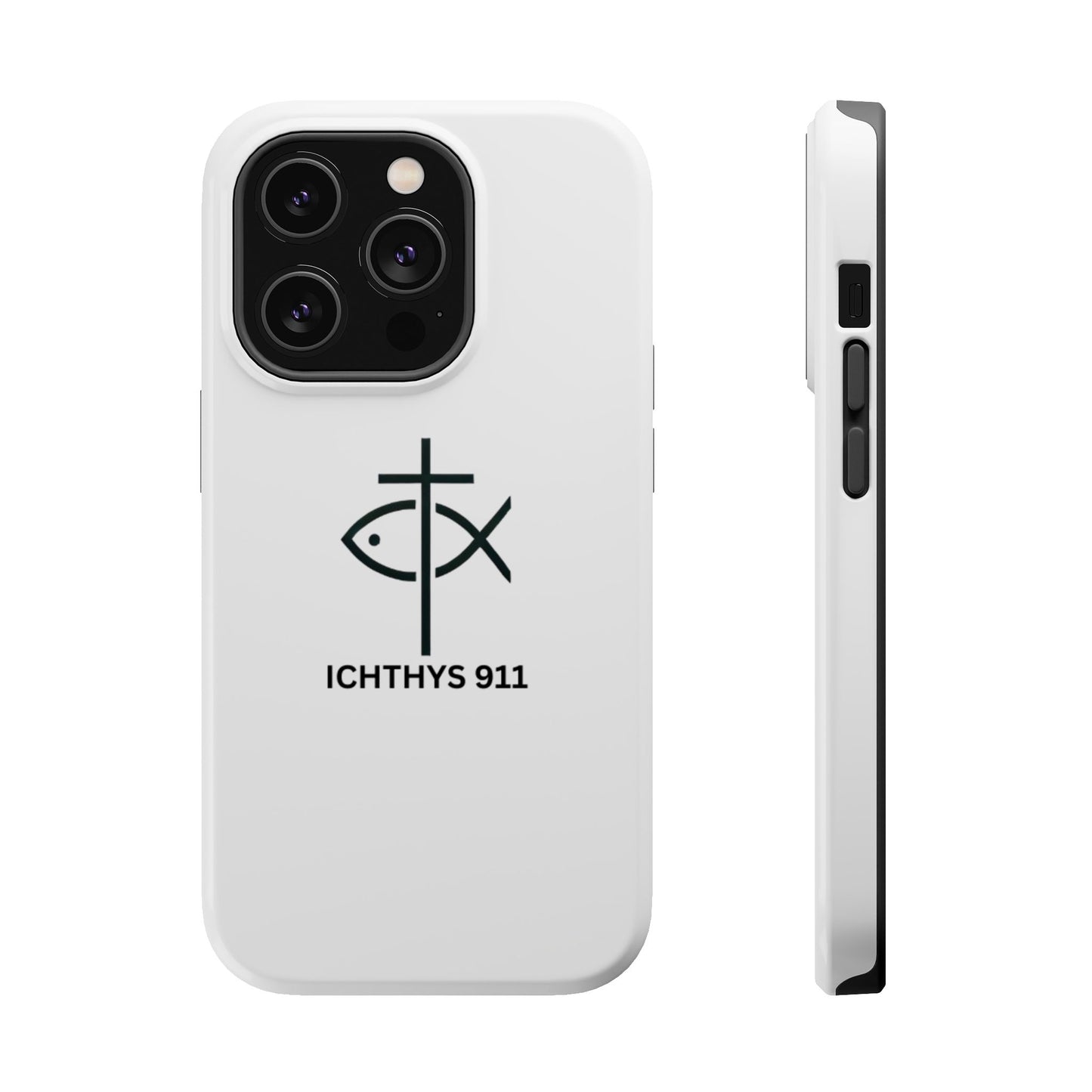 Stylish Magnetic Tough Case with Ichthys Design - Durable & Protective Phone Accessory