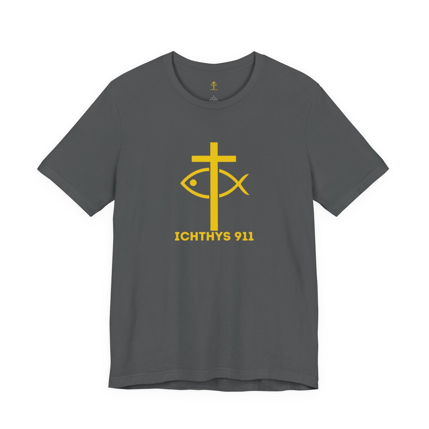 "Roll With God" - Unisex T- Shirt - Lightweight 100% Cotton - Summer T - Arm Form Fitting - Men T- Shirt - Women T-Shirt - Christian T-Shirt - Love Like Jesus - ICHTHYS 911 Design