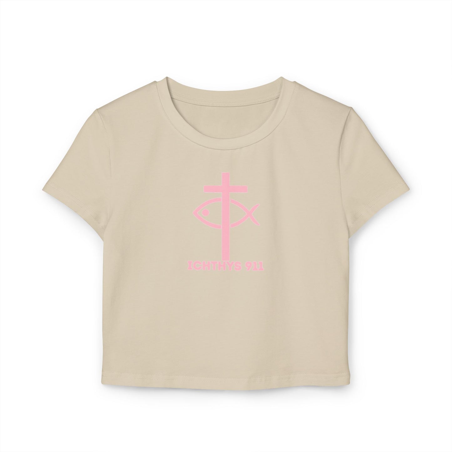 Faith Hope Love Women's Baby Tee - Inspirational Graphic Crop Top