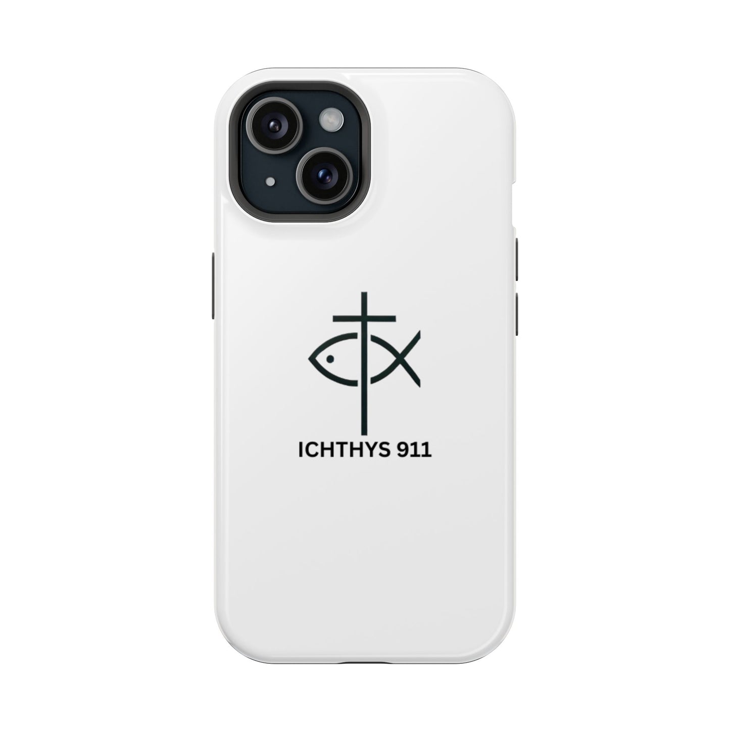 Stylish Magnetic Tough Case with Ichthys Design - Durable & Protective Phone Accessory