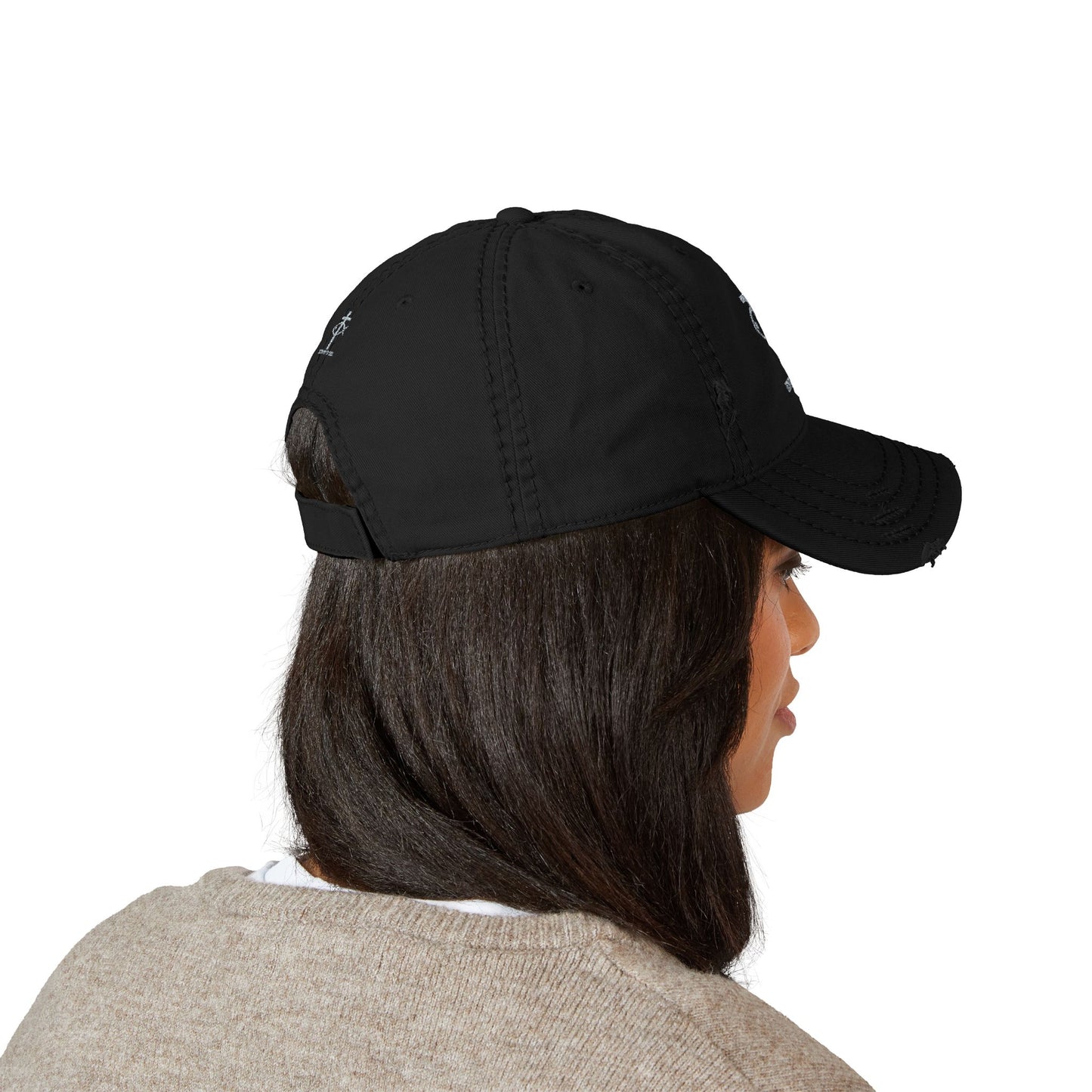 ICHTHYS 911 Embroidered Design - Distressed Hat with Casual Fashion - Accessory for Everyday Wear - ICHTHYS 911 Collection - This hat is very soft - Short stance - Everyone is loving this hat
