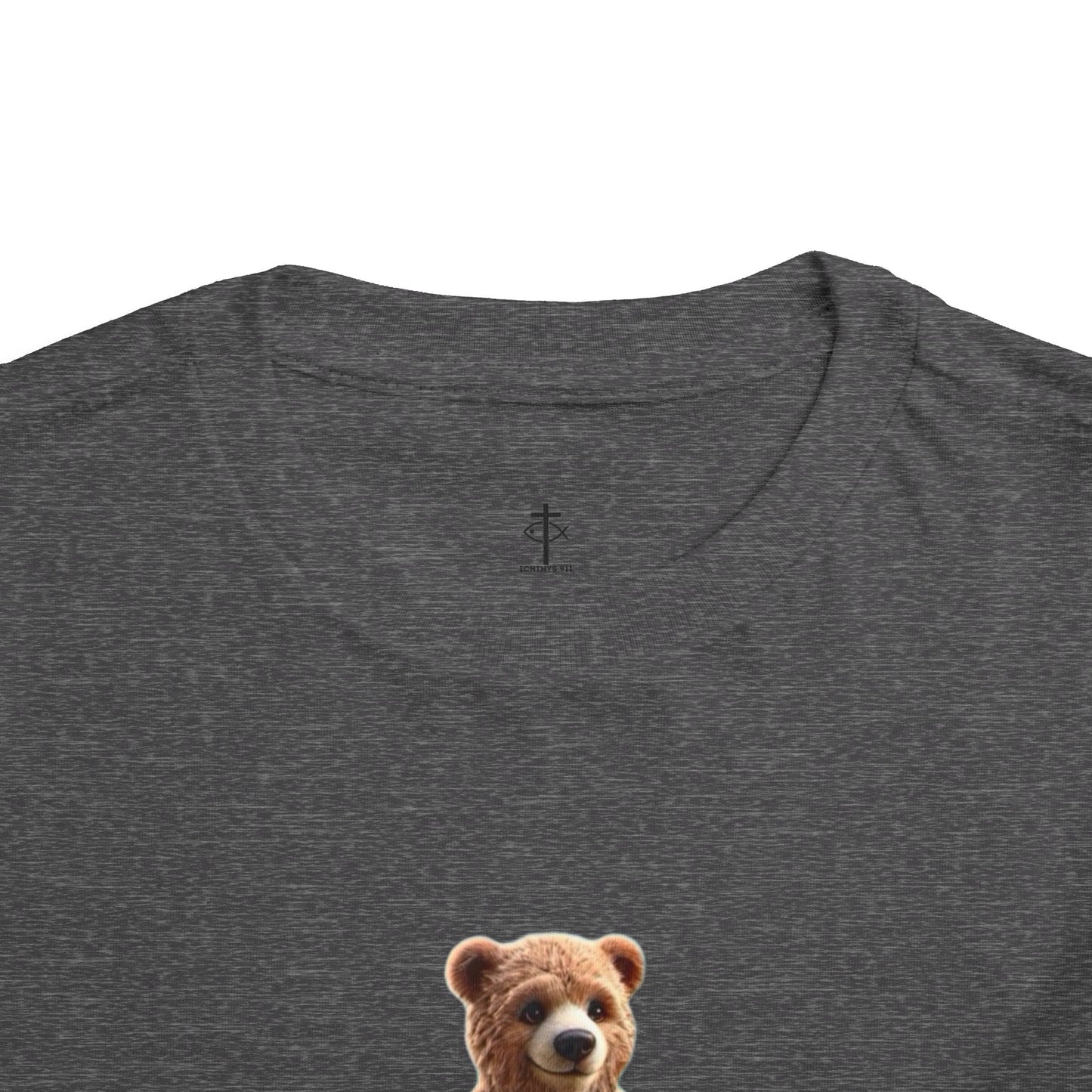 Surfing Bear Toddler Tee - Fun Kids Short Sleeve T-Shirt - ICHTYHS 911