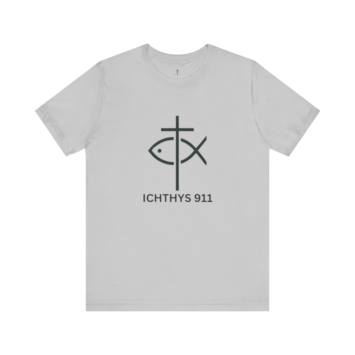 ICHTHYS 911 - Lightweight fabric - Unisex - 100% Airlume combed and ring-spun cotton - Light weight T-Shirt - Faith & Strength