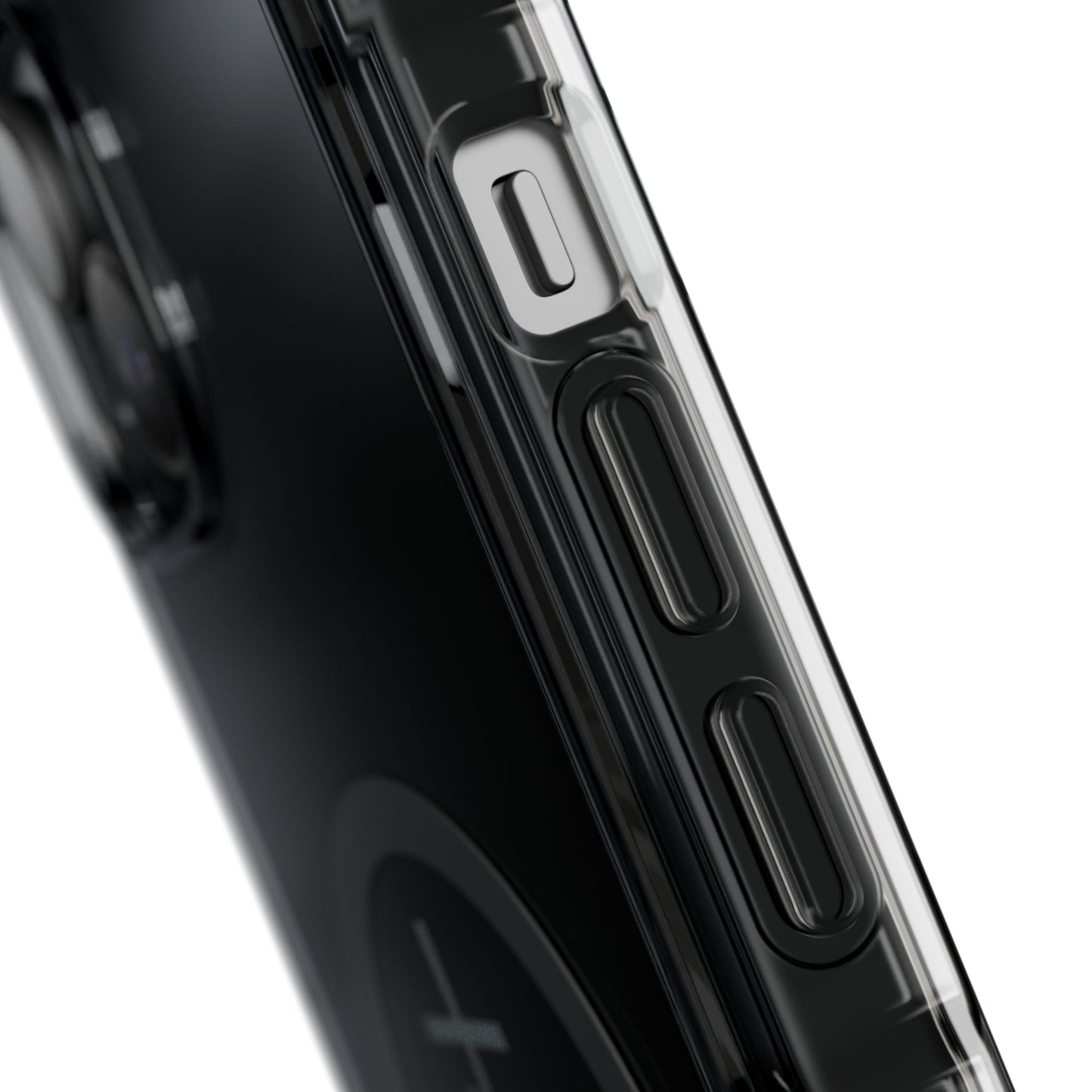 Magnetic Clear Case with Faith Symbol - Durable iPhone Protection