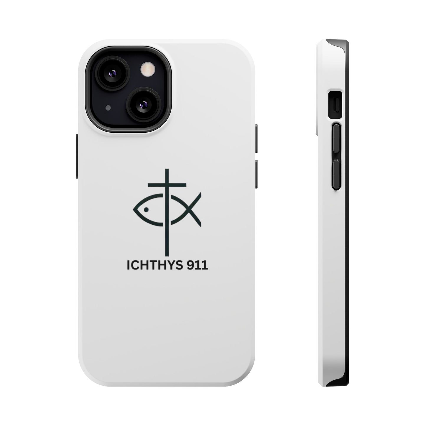 Stylish Magnetic Tough Case with Ichthys Design - Durable & Protective Phone Accessory