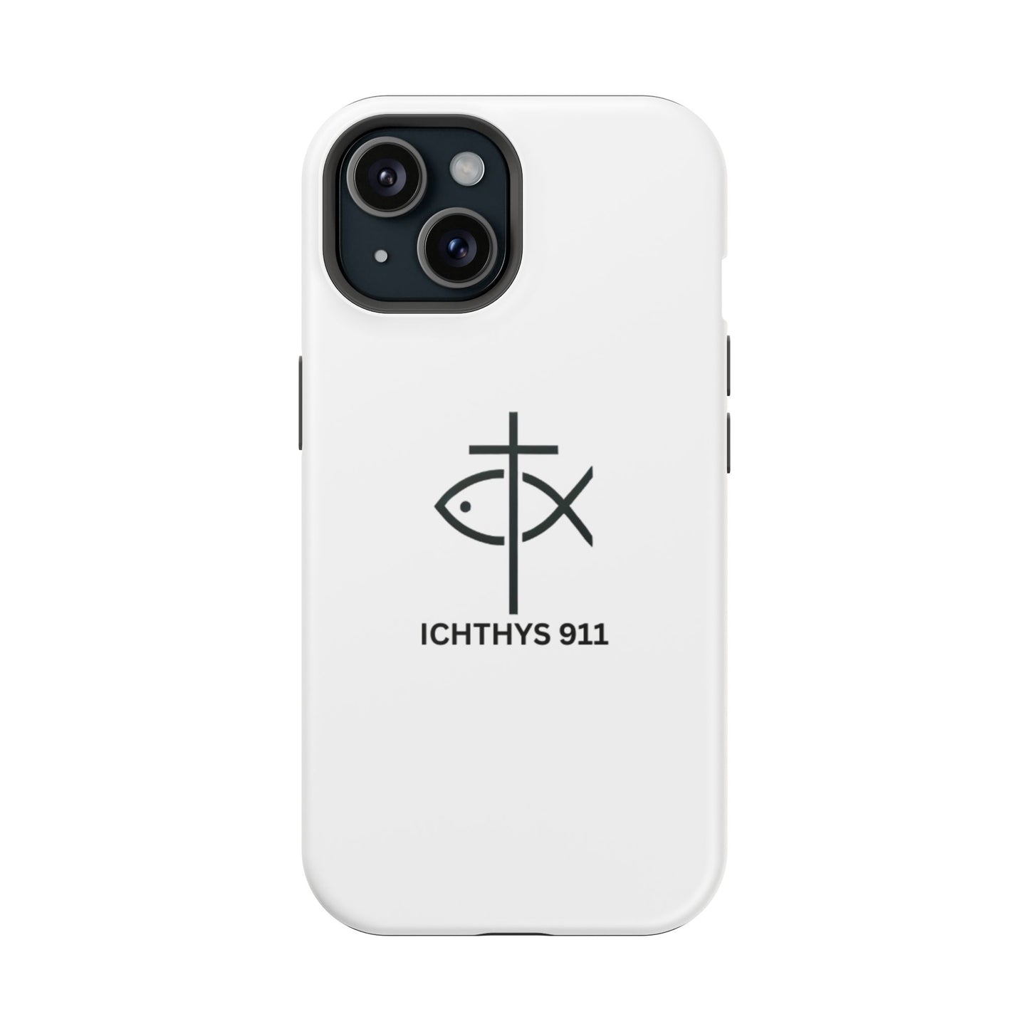Stylish Magnetic Tough Case with Ichthys Design - Durable & Protective Phone Accessory