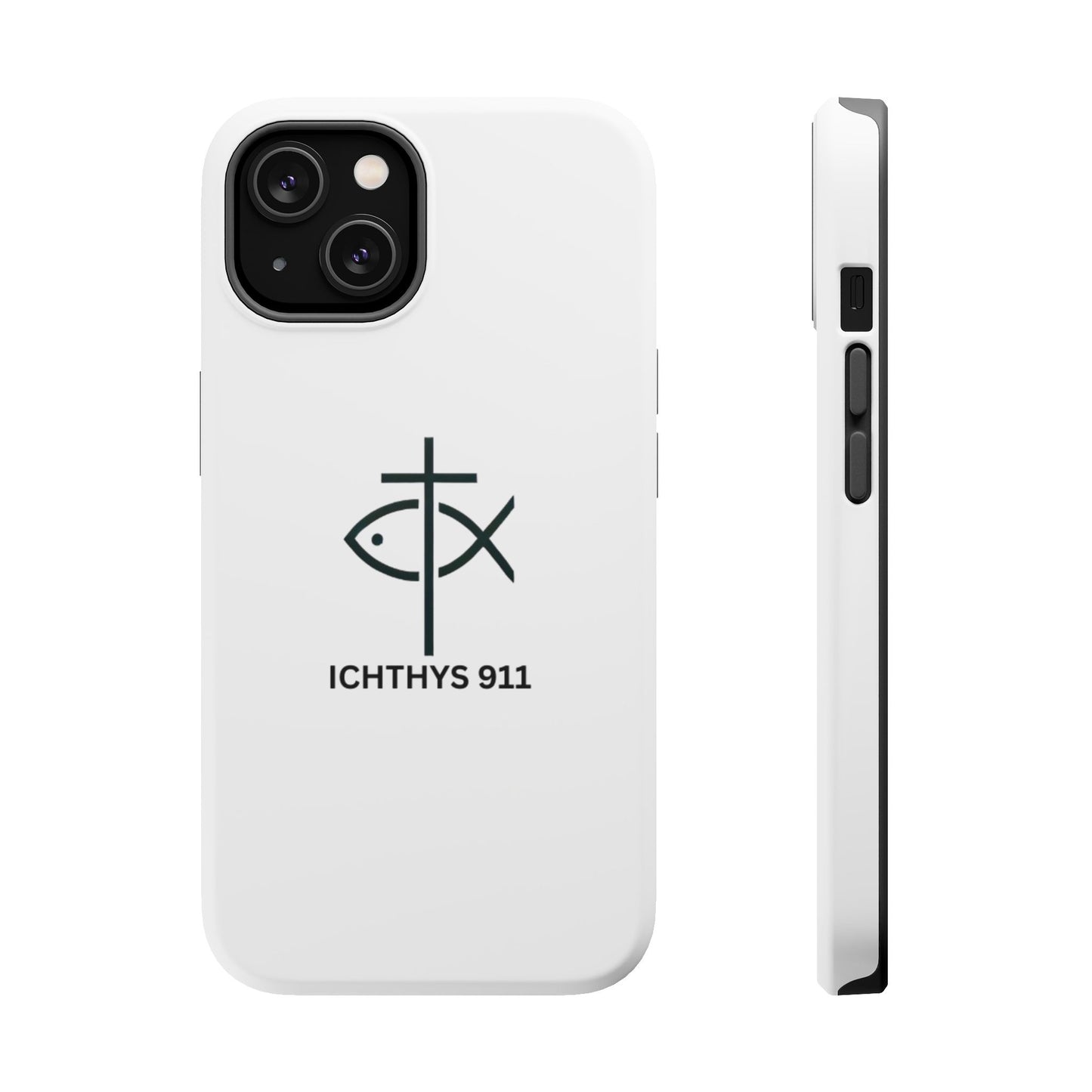 Stylish Magnetic Tough Case with Ichthys Design - Durable & Protective Phone Accessory