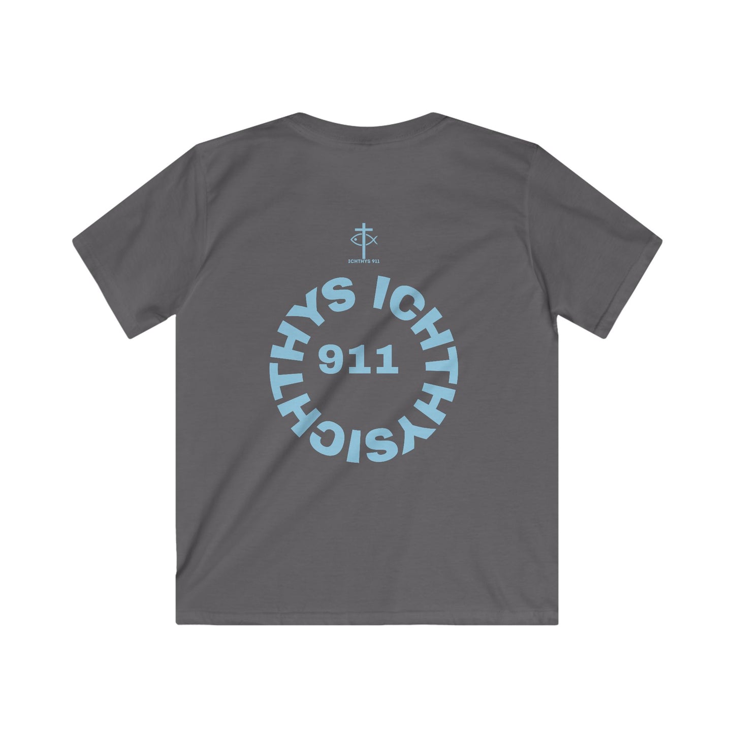Kids Faith T-Shirt -ICHTHYS 911 Design
