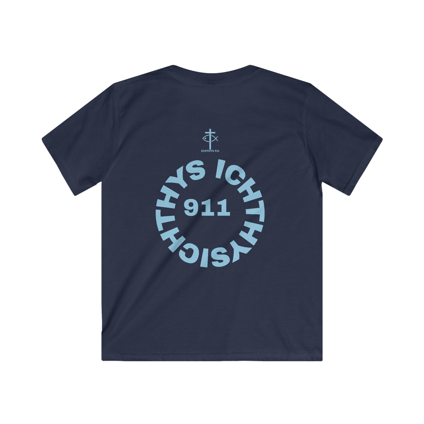 Kids Faith T-Shirt -ICHTHYS 911 Design