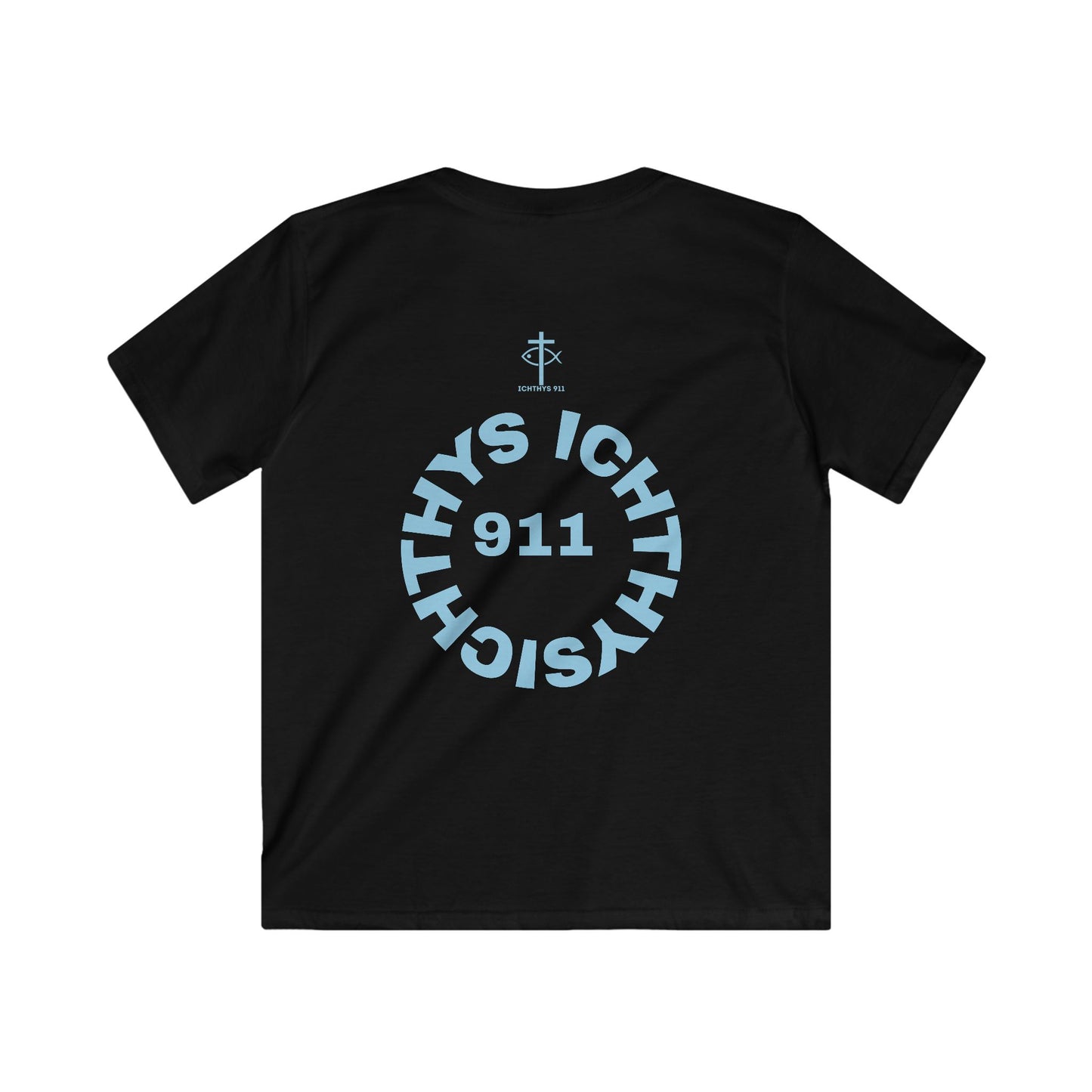 Kids Faith T-Shirt -ICHTHYS 911 Design