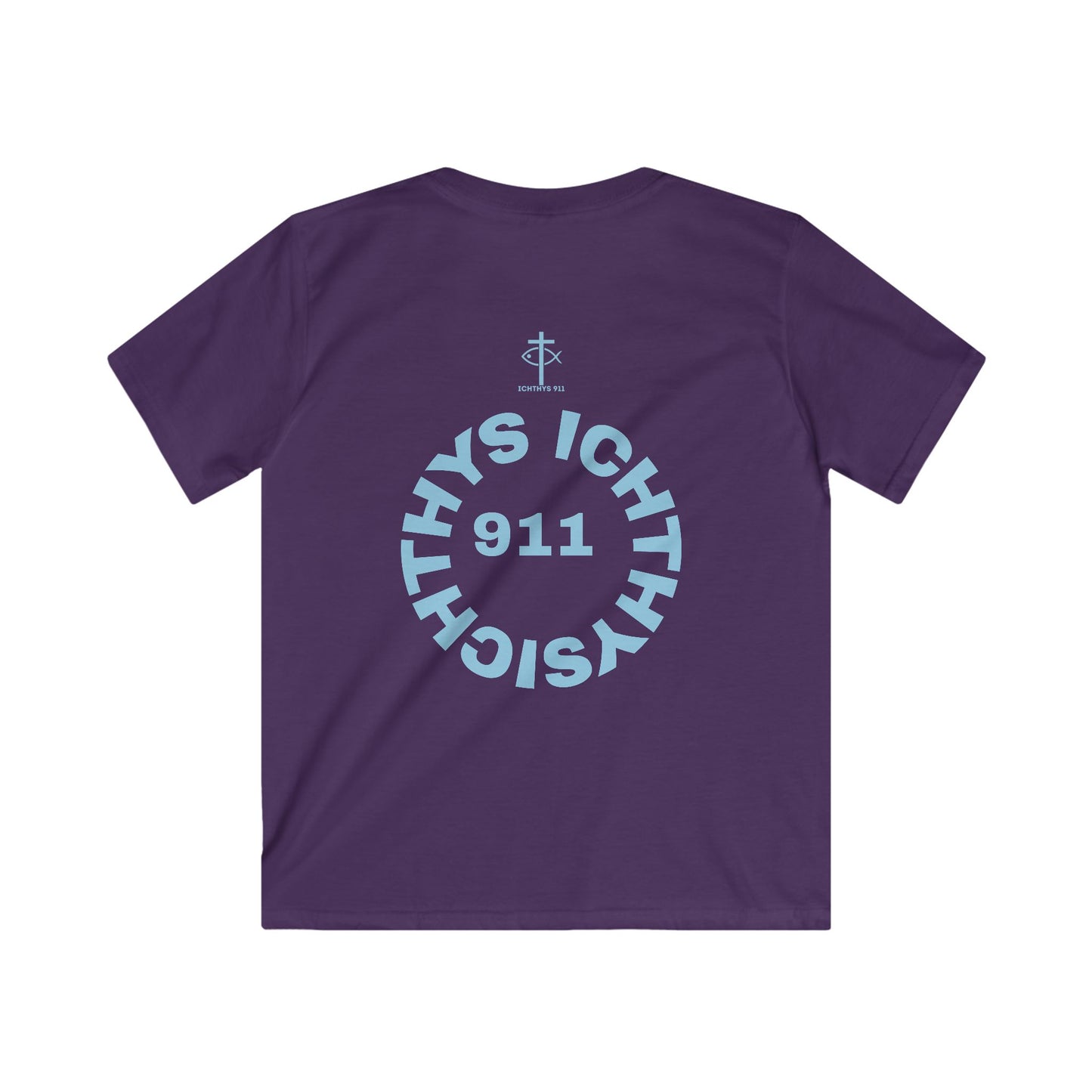 Kids Faith T-Shirt -ICHTHYS 911 Design