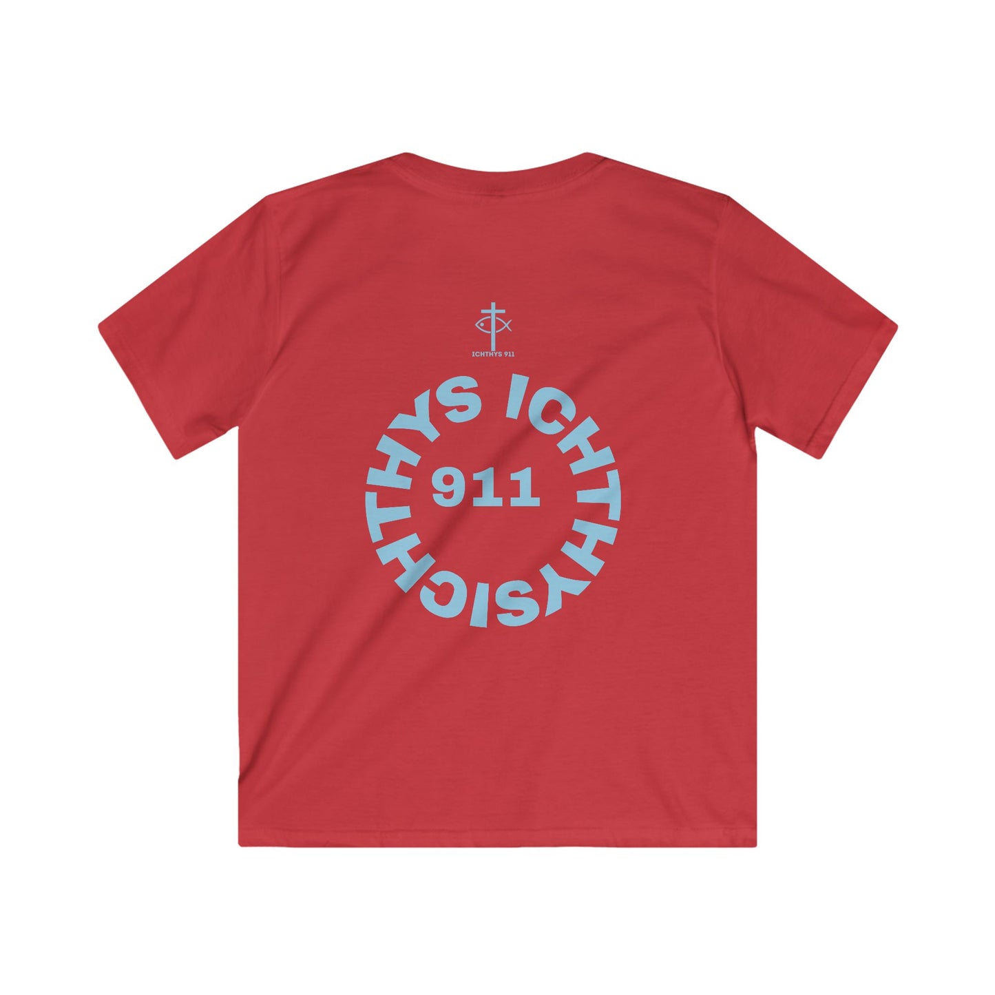 Kids Faith T-Shirt -ICHTHYS 911 Design
