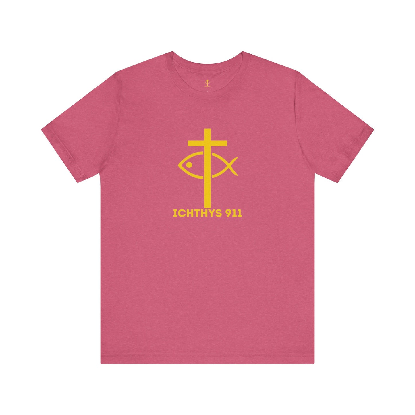 "Roll With God" - Unisex T- Shirt - Lightweight 100% Cotton - Summer T - Arm Form Fitting - Men T- Shirt - Women T-Shirt - Christian T-Shirt - Love Like Jesus - ICHTHYS 911 Design
