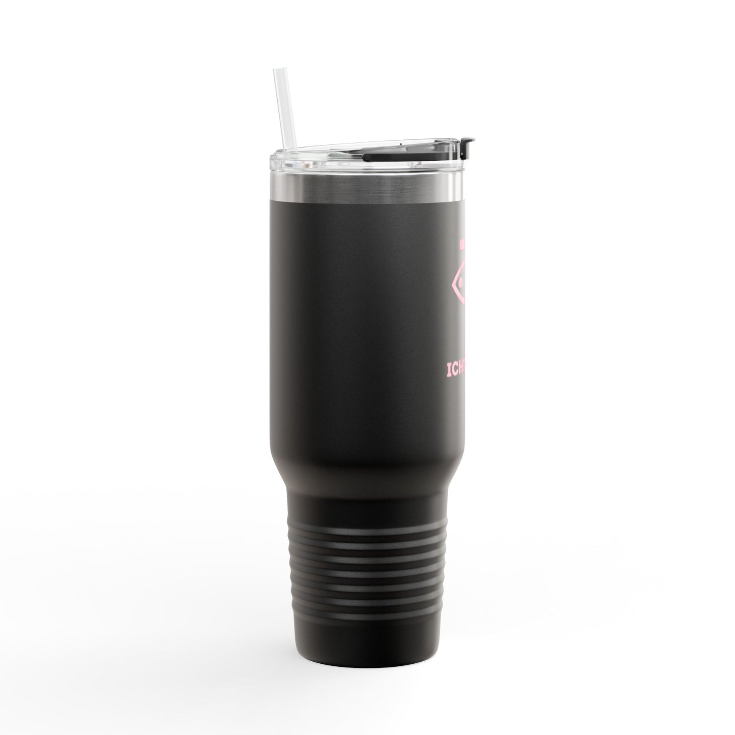 40oz Insulated Travel Mug with Straw - Perfect for On-the-Go Hydration & Outdoor Adventures - Featuring ICHTHYS 911