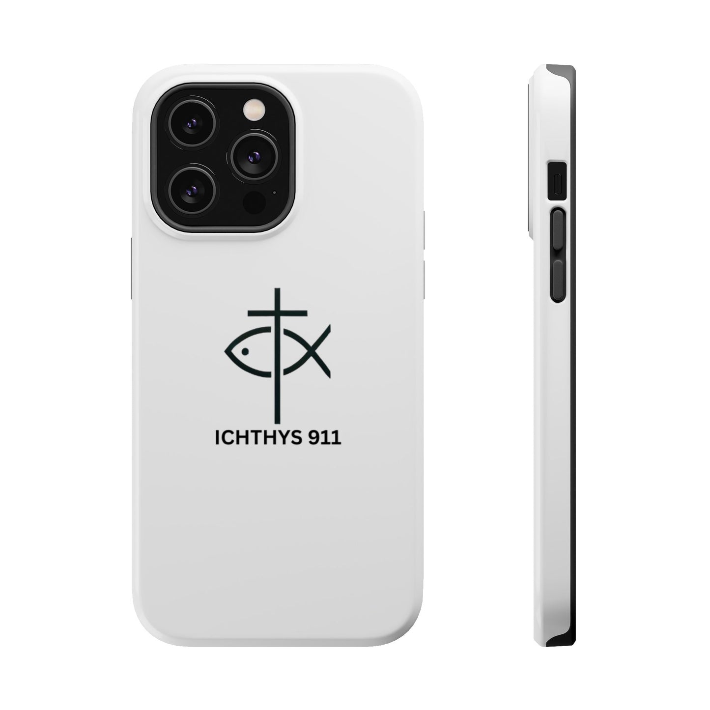 Stylish Magnetic Tough Case with Ichthys Design - Durable & Protective Phone Accessory