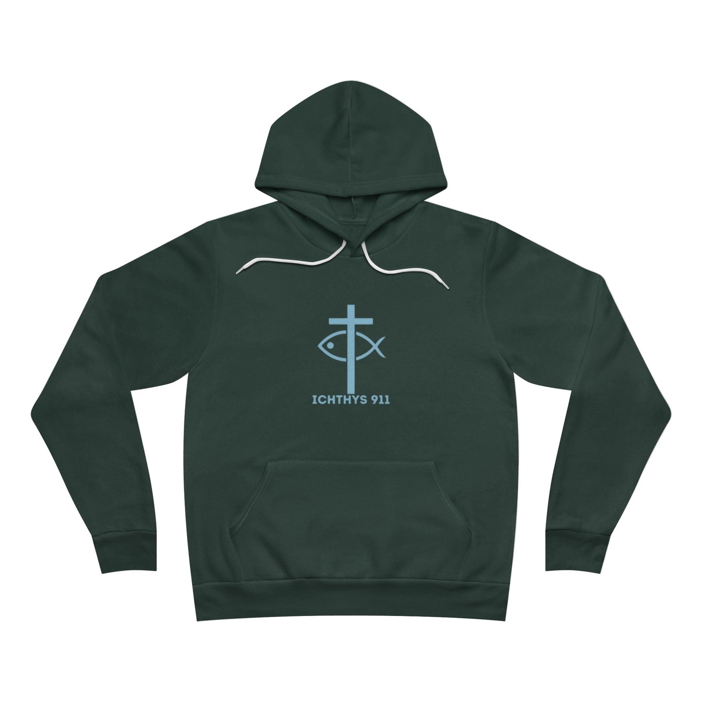 Minimalist Unisex Hoodie with Inspirational Logo