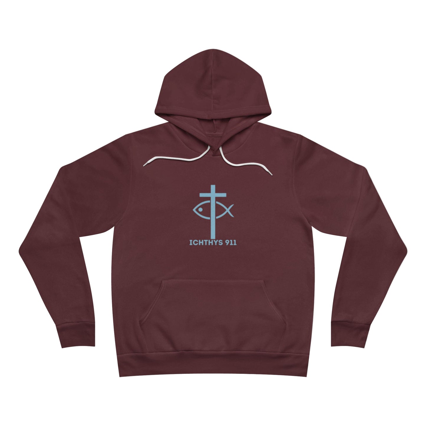 Minimalist Unisex Hoodie with Inspirational Logo