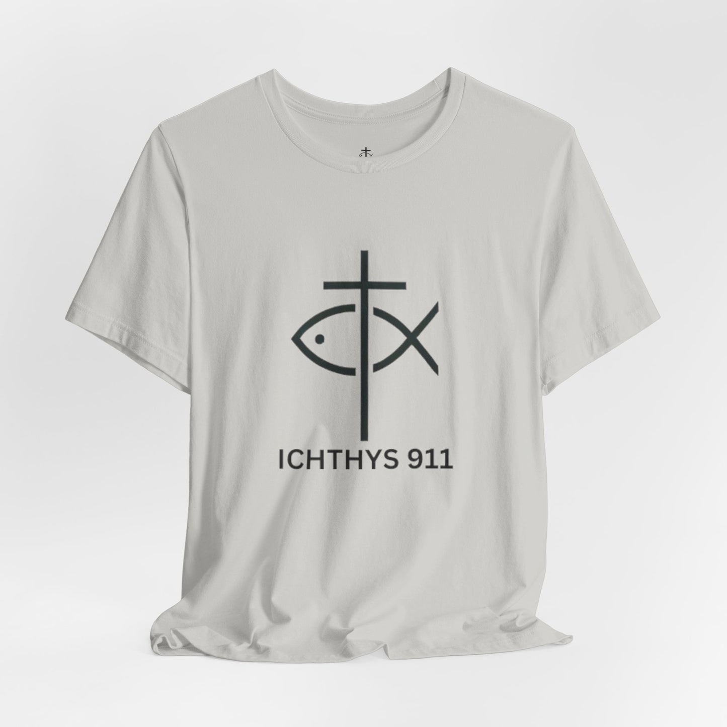 ICHTHYS 911 - Lightweight fabric - Unisex - 100% Airlume combed and ring-spun cotton - Light weight T-Shirt - Faith & Strength