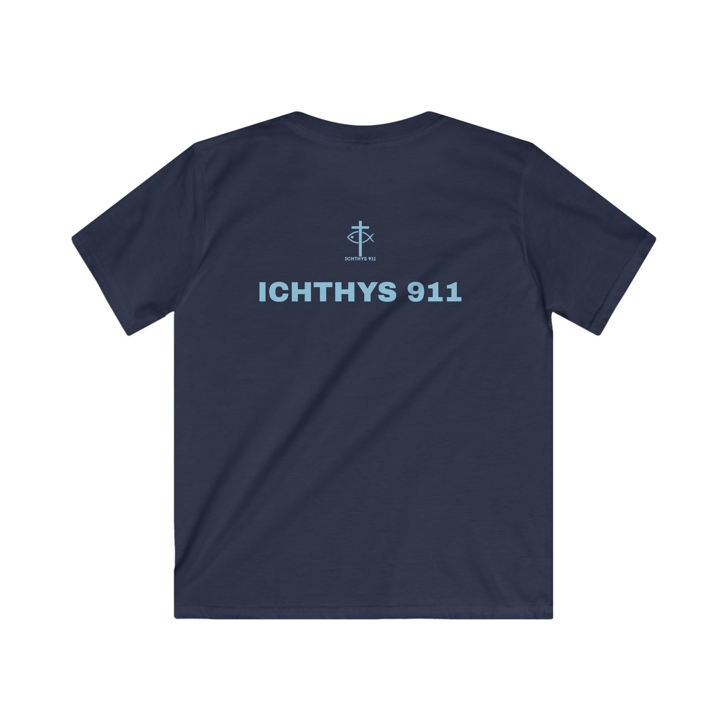 Kids Faith T-Shirt -ICHTHYS 911 Design