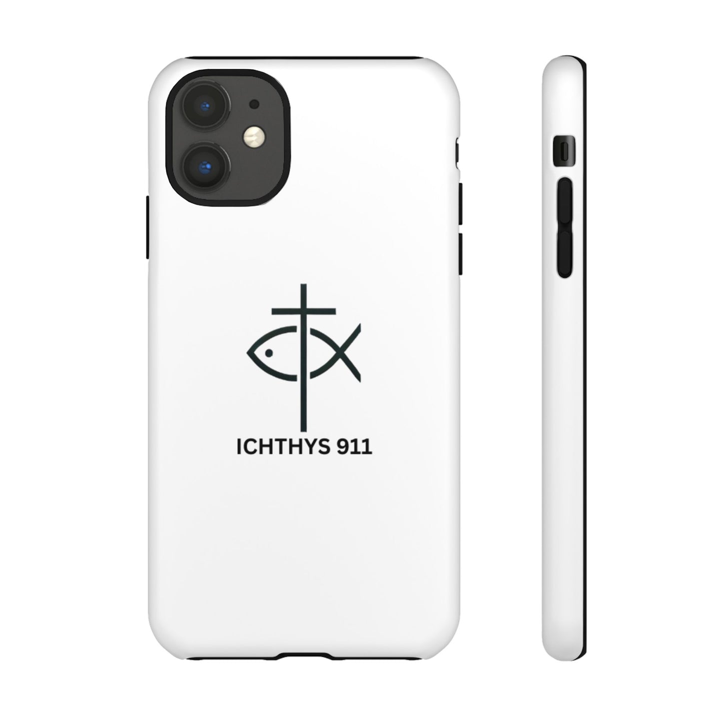 Christian Faith iPhone Case - ICHTHYS 911 Tough Phone Case