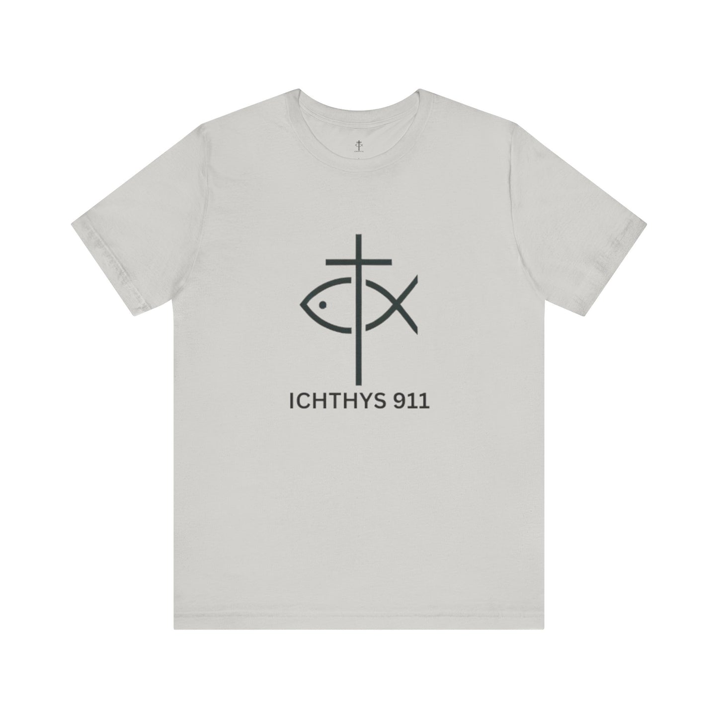 ICHTHYS 911 - Lightweight fabric - Unisex - 100% Airlume combed and ring-spun cotton - Light weight T-Shirt - Faith & Strength