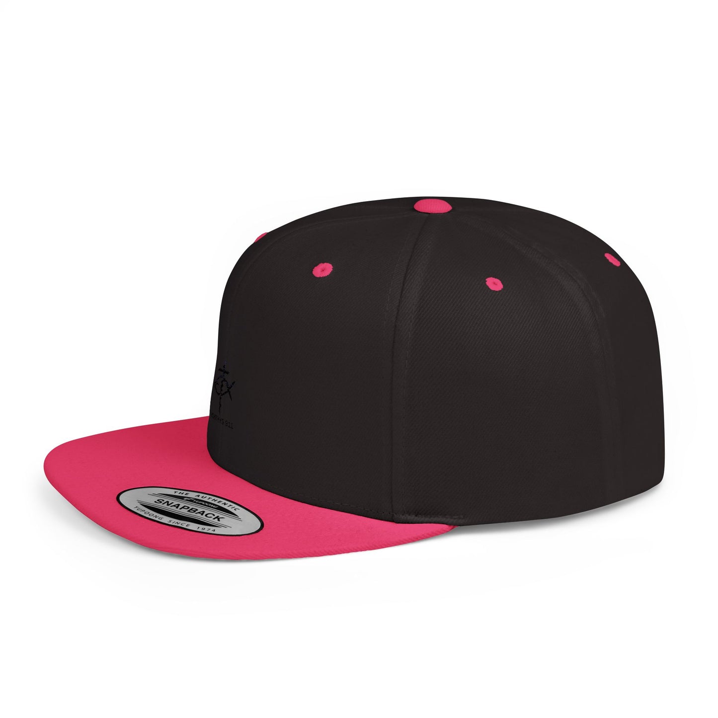 Stylish Ichthys 911 Flat Bill Snapback Cap - Perfect for Casual Wear and Faith-Based Events