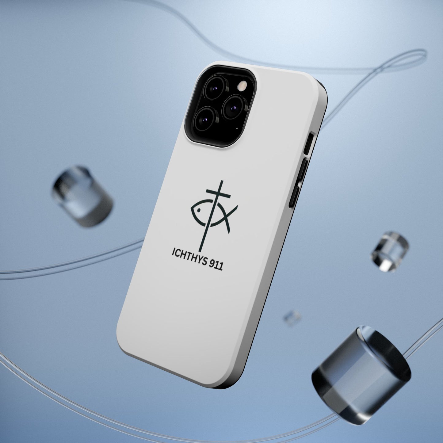 Stylish Magnetic Tough Case with Ichthys Design - Durable & Protective Phone Accessory