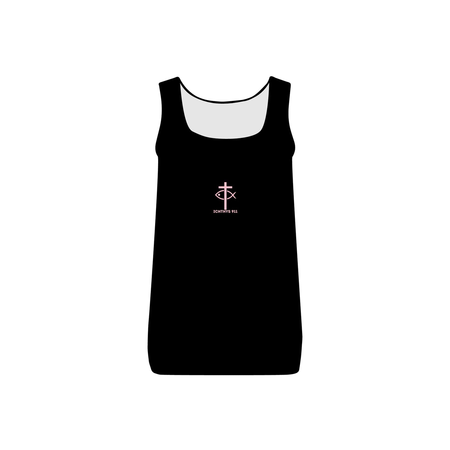 Lift Like A Girl - Comfortable Women's Micro Ribbed Tank with Inspirational Design - Slim fit - Featuring exclusive ICHTHYS 911 Logo