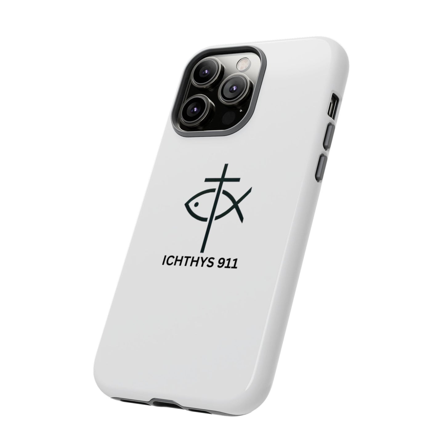 Christian Faith iPhone Case - ICHTHYS 911 Tough Phone Case
