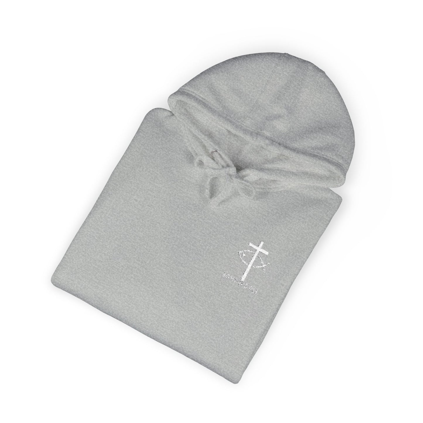 ICHTHYS 911 Embroidery Hoodie Pullover - Unsex - Elevated Embroider Gift for Her or Him - Christian Wear
