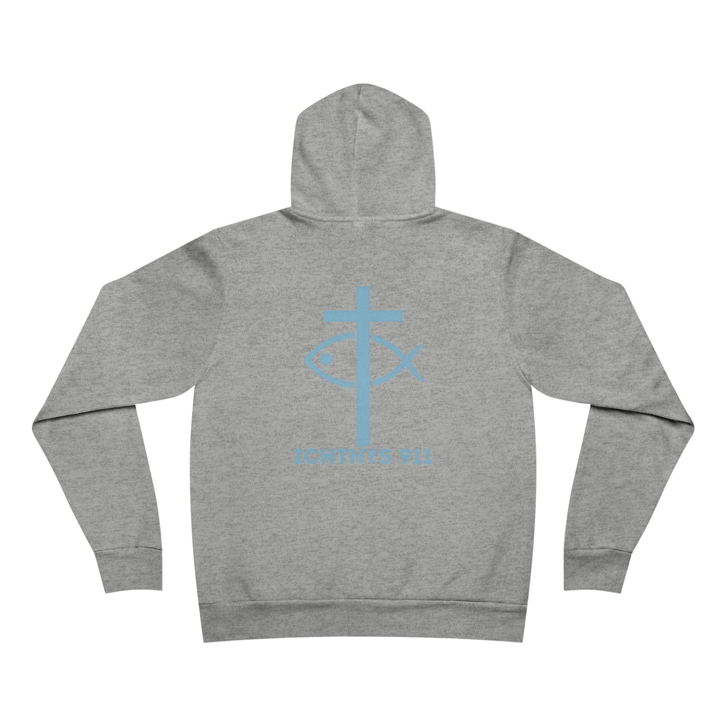 Minimalist Unisex Hoodie with Inspirational Logo