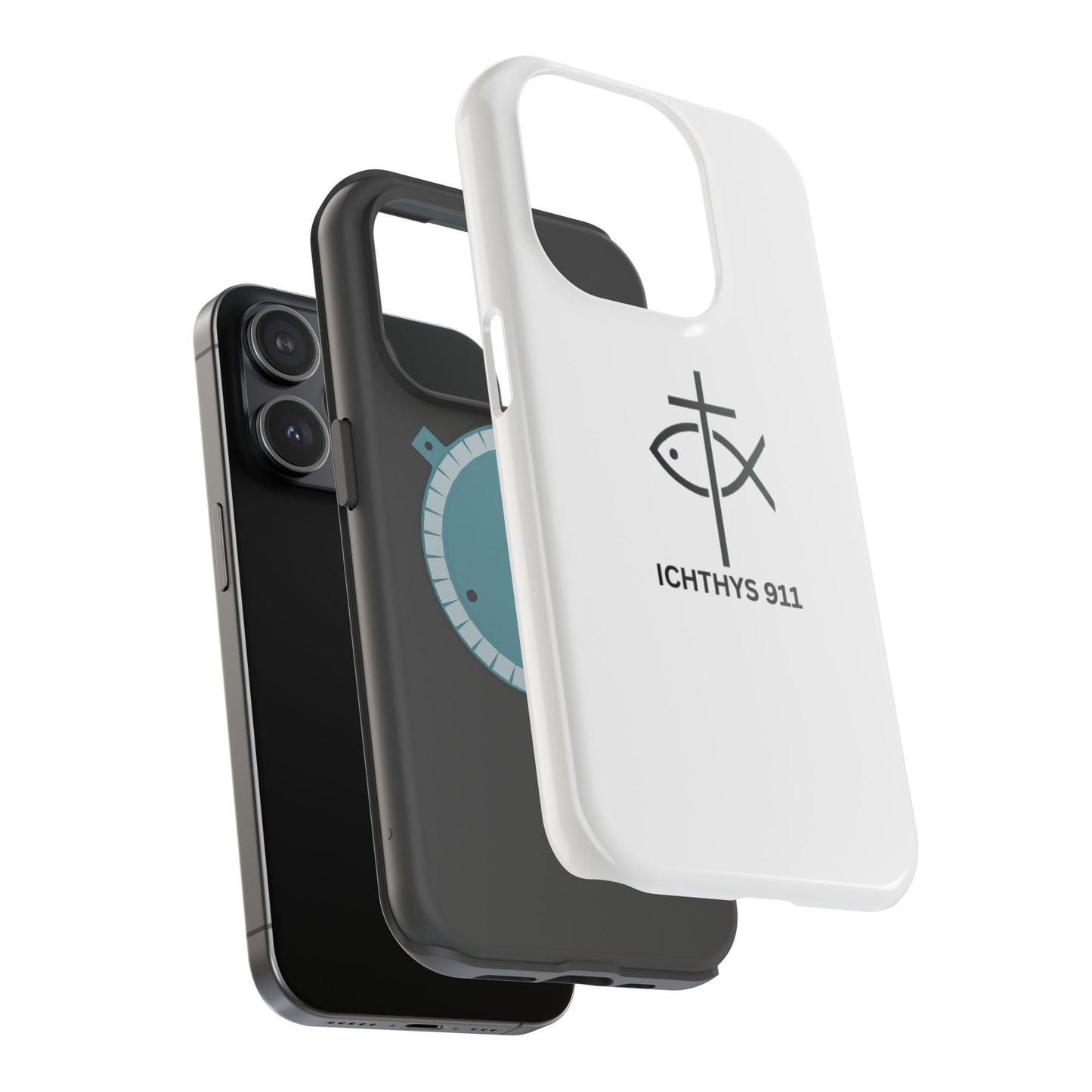 Stylish Magnetic Tough Case with Ichthys Design - Durable & Protective Phone Accessory